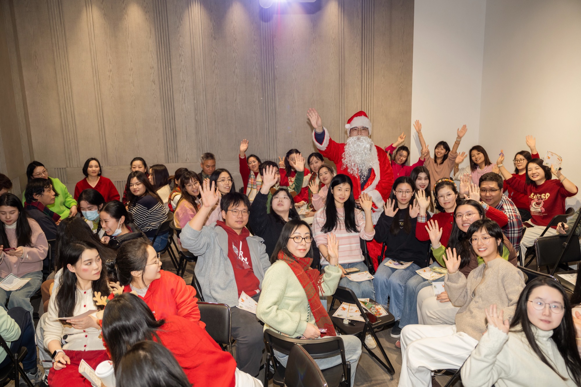 The full ABS International team at the year-end Christmas gathering