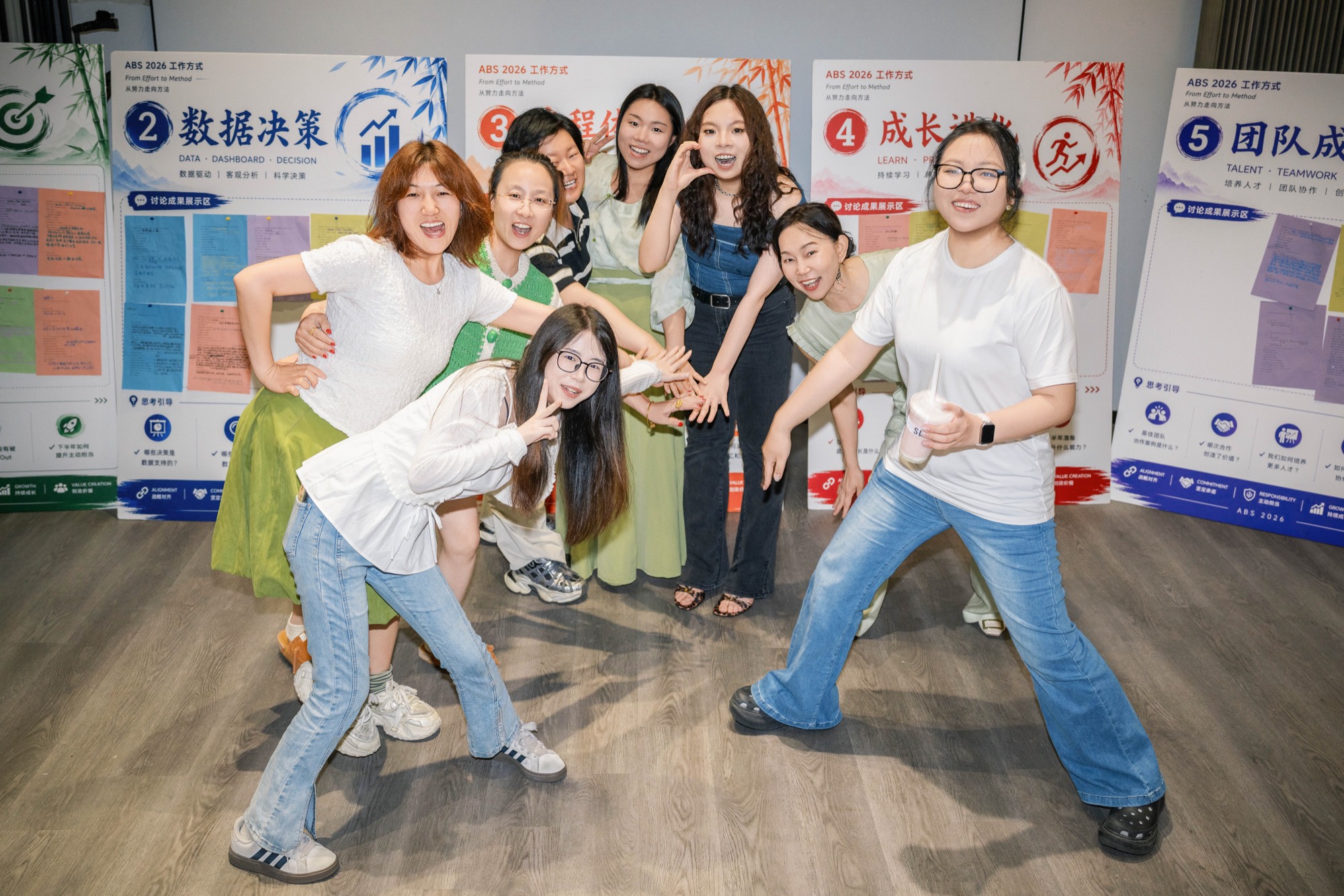 The ABS International team gathered at the Dragon Boat luncheon