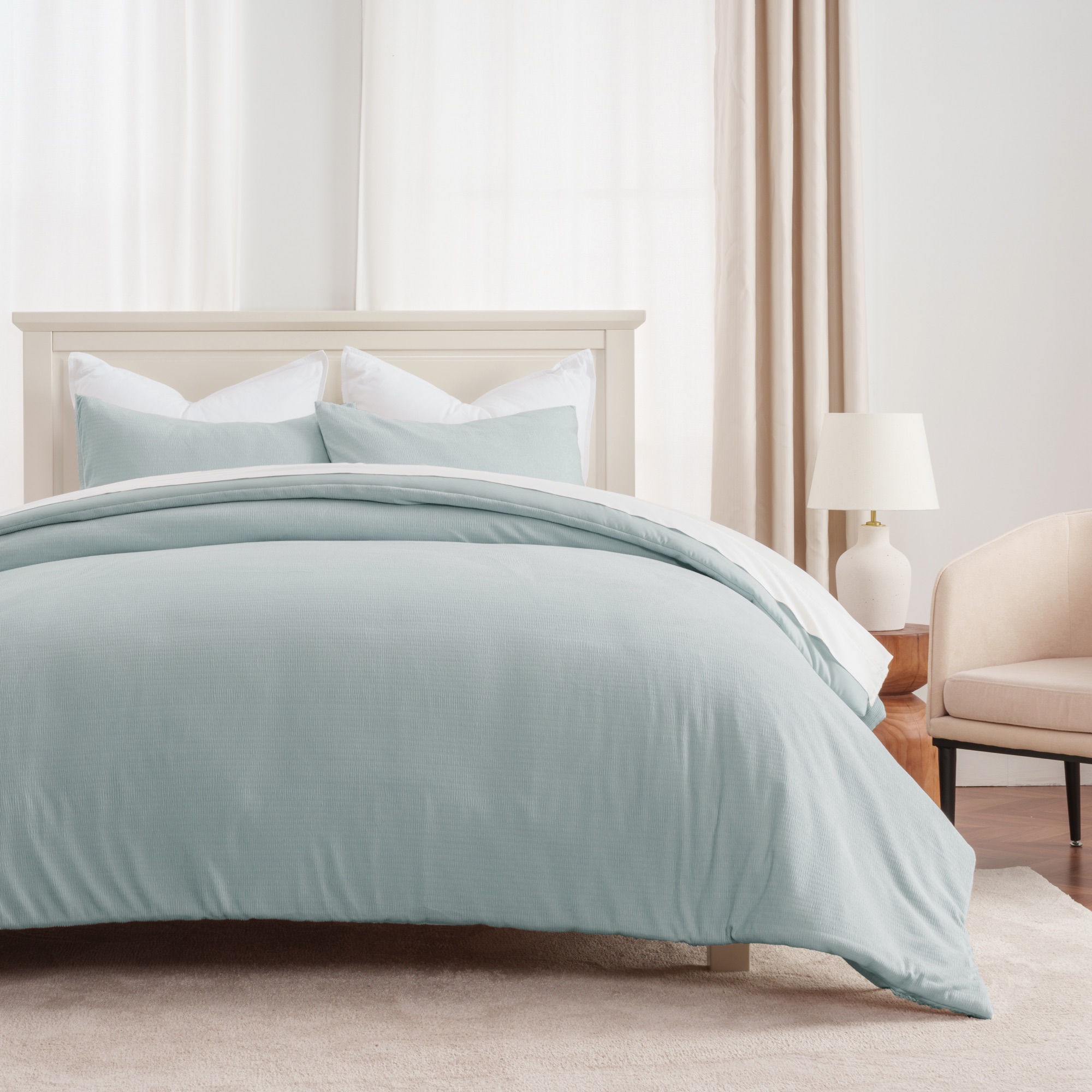 Sage green duvet set by ABS International